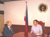 With Vice-President Guingona, Manila, June 2004