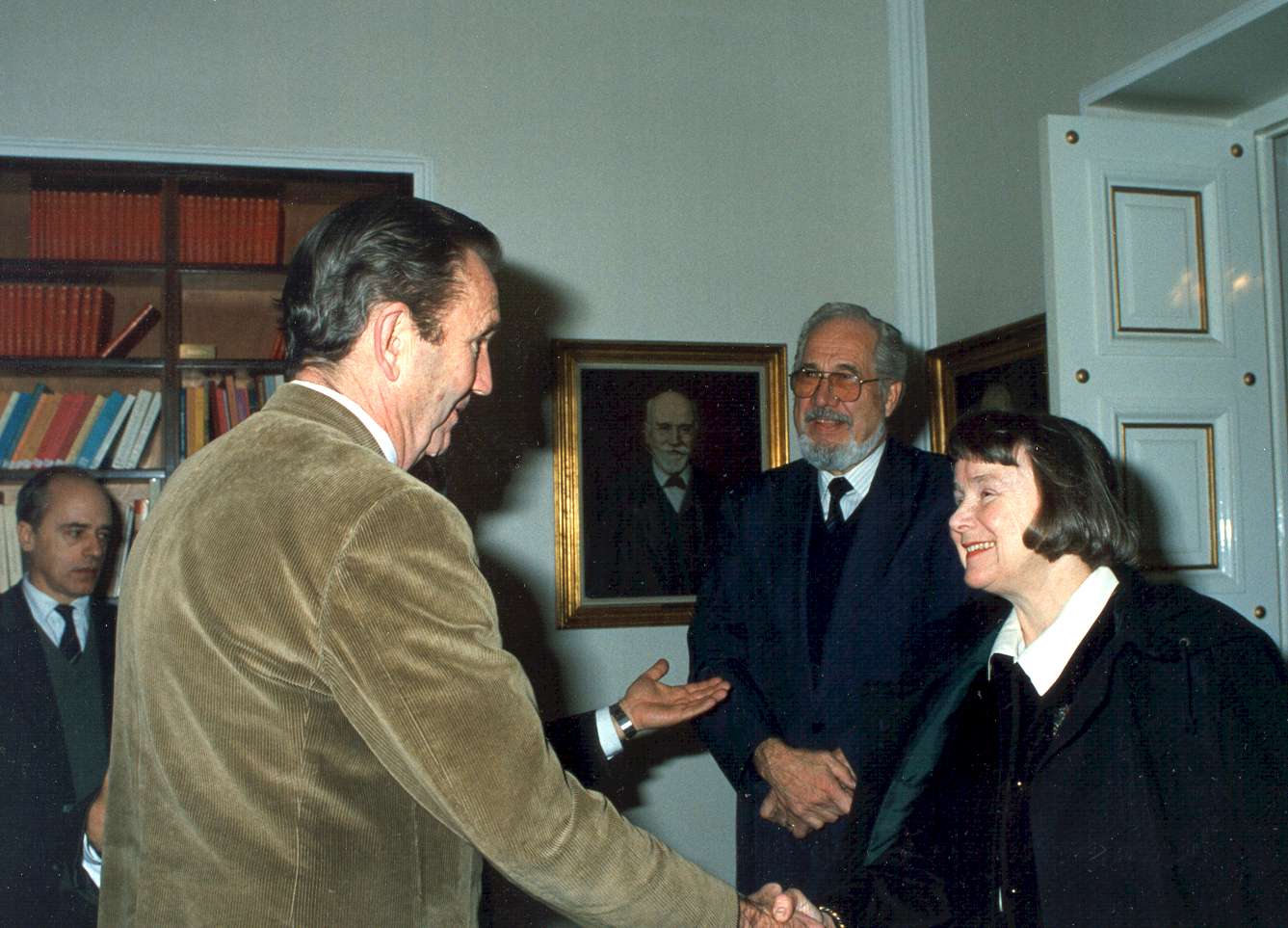Ramsey Clark and Lisbet Palme -- Athens 1992