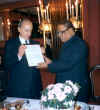Presentation of Peace Award