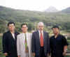 With functionaries of Korean Human Rights Center
